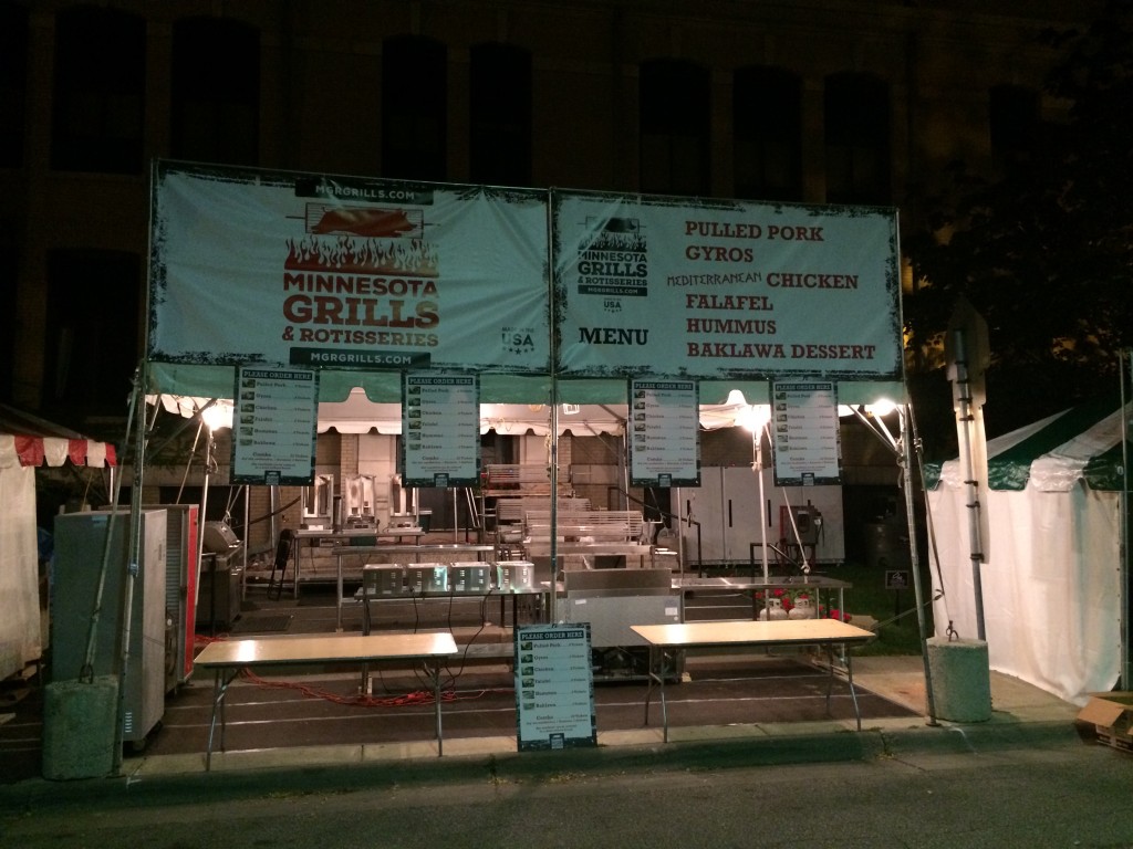 Minnesota Grills and Rotisseries at the 2015 Basilica Block Party