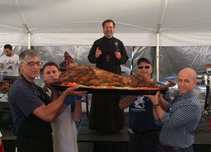 Grilling at Middle Eastern Festival